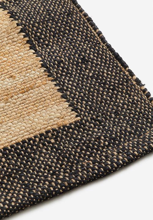 H&M - Rectangular jute rug - beige,multi