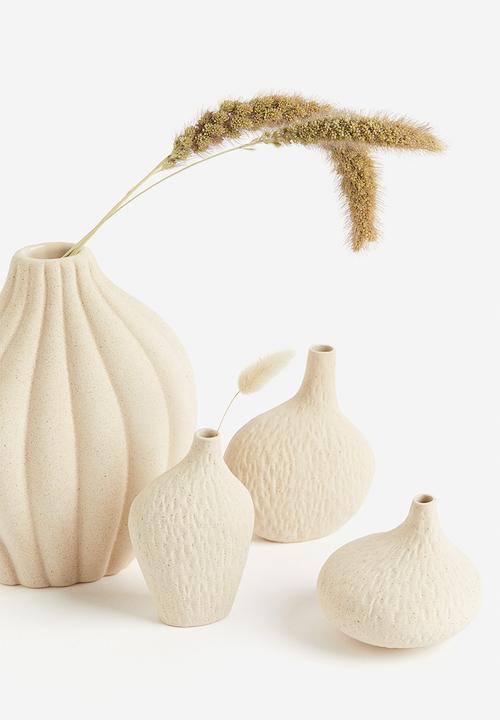 H&M - Stoneware vase - white