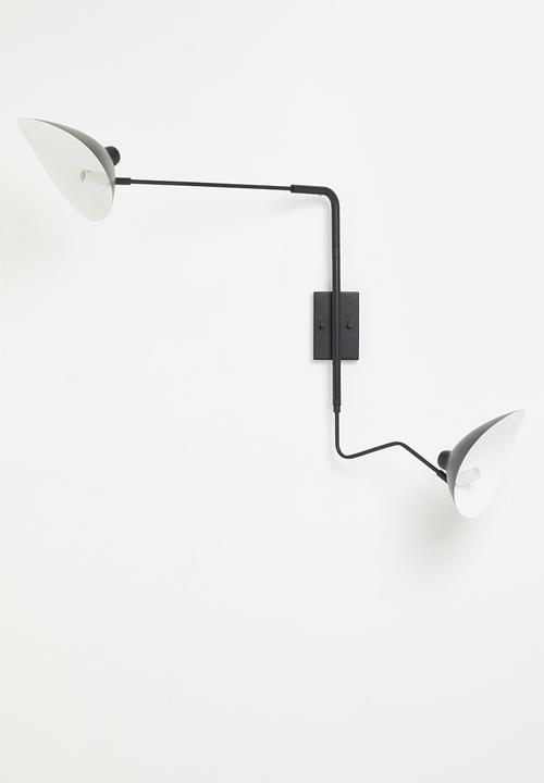 Sixth Floor - Mago Wall Lamp - Black
