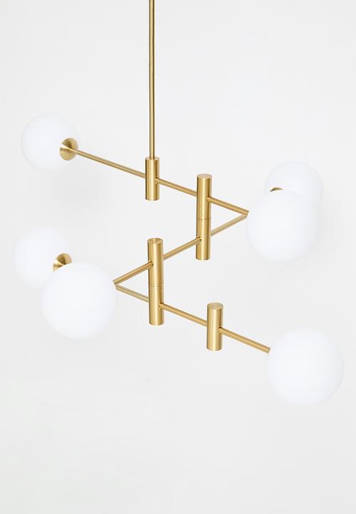 Sixth Floor - Siga Pendant Lamp - Gold