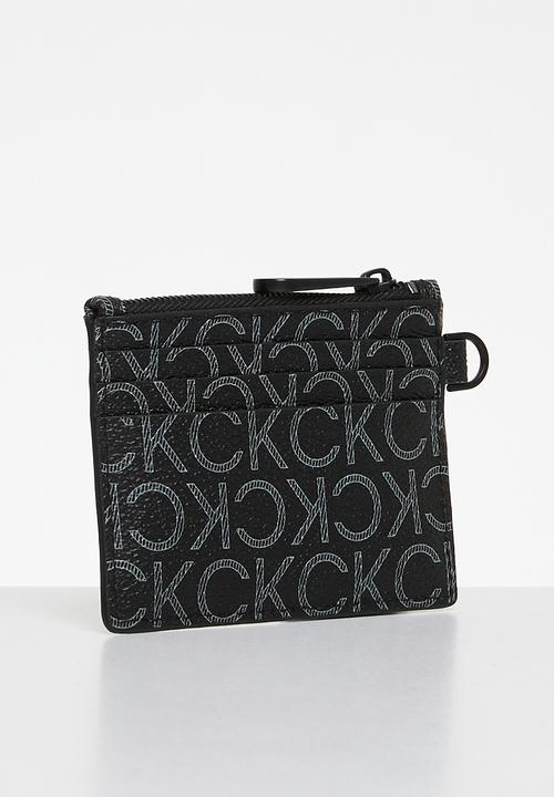 Calvin Klein - CK Must Mono 6Cc Holder W/Zip - Classic Mono Black
