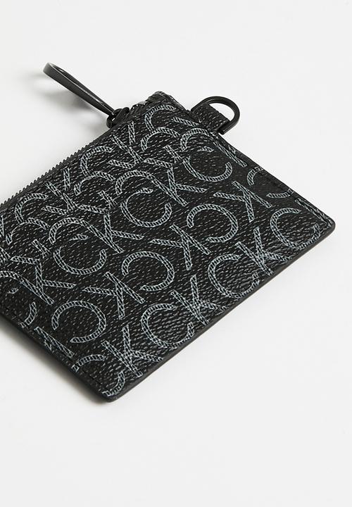 Calvin Klein - CK Must Mono 6Cc Holder W/Zip - Classic Mono Black