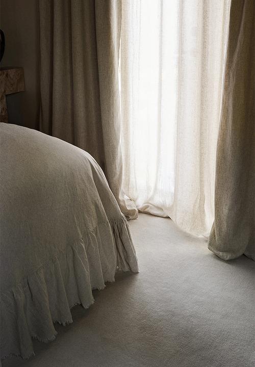 H&M - 2-pack blackout lyocell-blend curtains - beige
