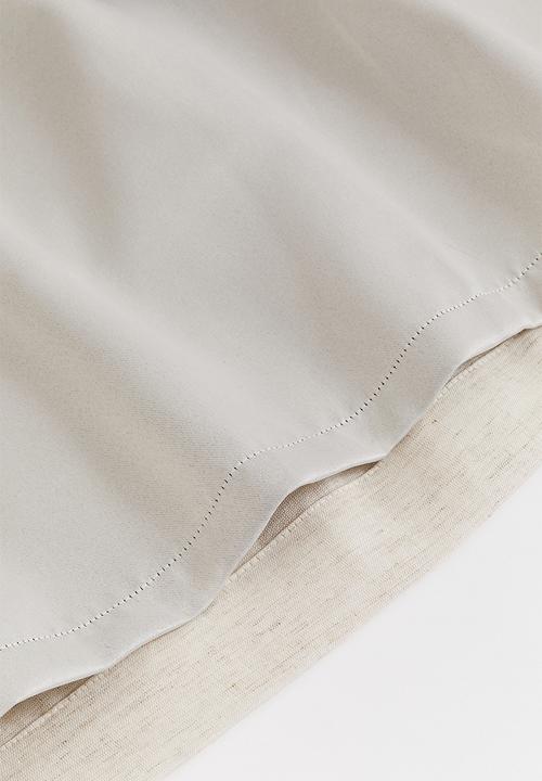 H&M - 2-pack blackout lyocell-blend curtains - white