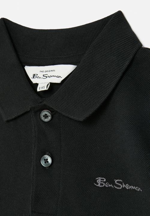 Ben Sherman - Boys short sleeve polo - black