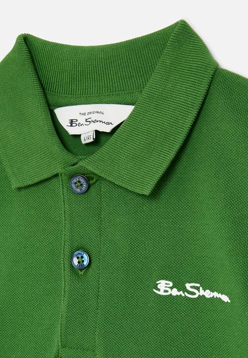 Ben Sherman - Boys short sleeve polo - green