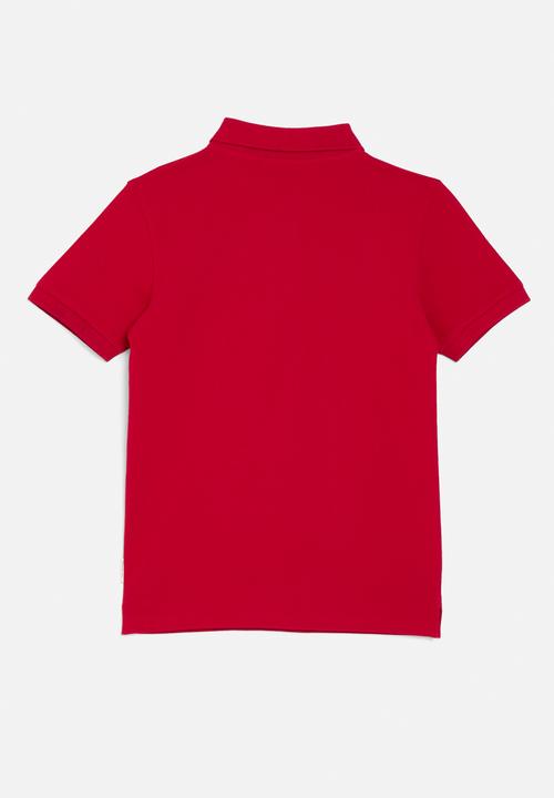 Ben Sherman - Boys short sleeve polo - red