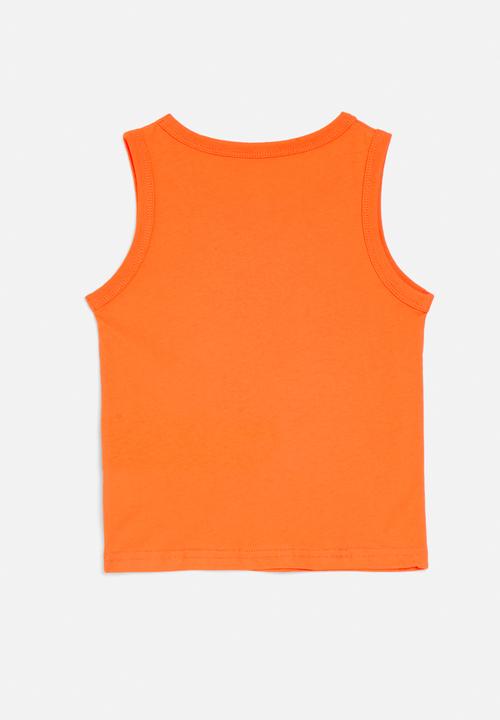 Pop Candy - Printed vest - orange