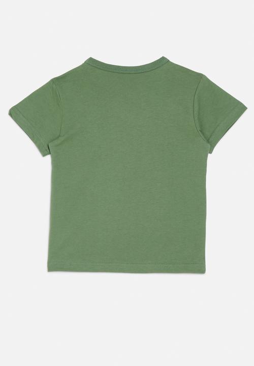 Pop Candy - Bicycle print tee - green