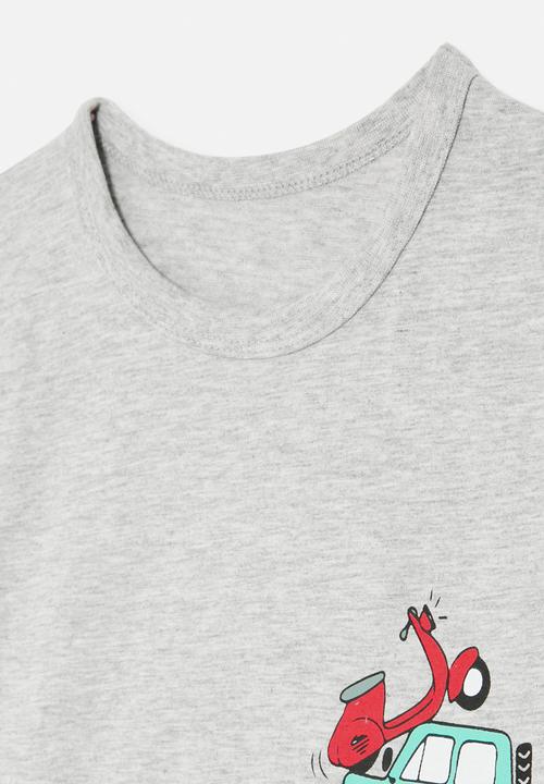 Pop Candy - Printed tee - grey