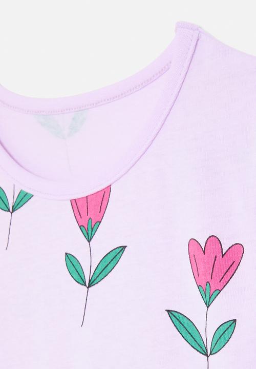 Pop Candy - Printed dress - purple