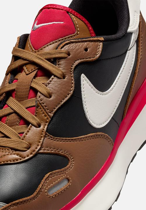 W nike phoenix waffle lth - lt british tan/phantom-black-fire red