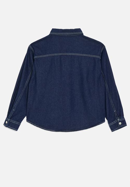 Pop Candy - Denim overshirt - dark blue