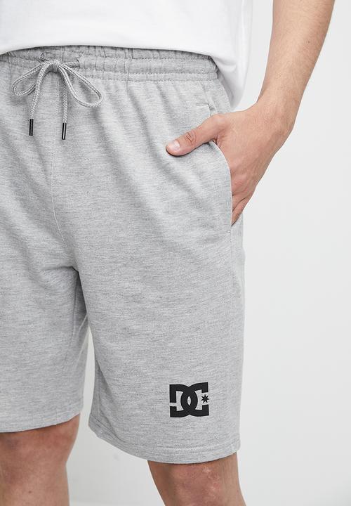 DC - Dc logo short - grey heather (knfh)
