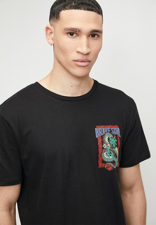 Brave Soul - T-Shirt - Jet Black