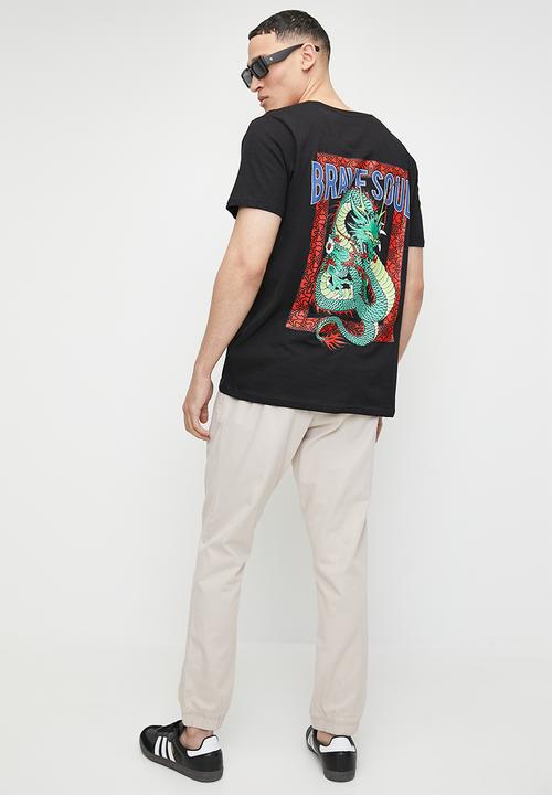 Brave Soul - T-Shirt - Jet Black