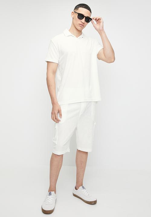 Brave Soul - Polo T-Shirt - Off white