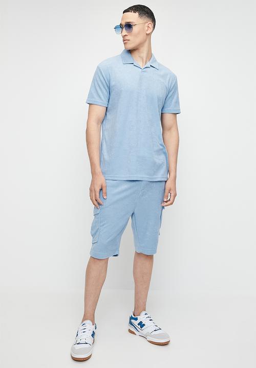 Brave Soul - Polo T-Shirt - Cloud Blue