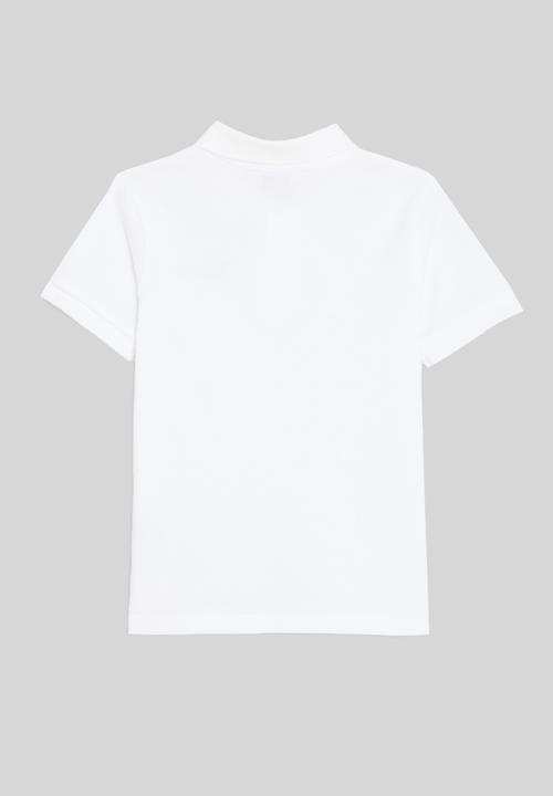 Ben Sherman - Boys short sleeve polo - white