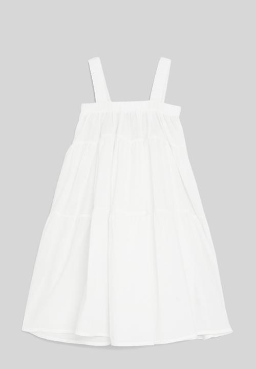 Pop Candy - Tiered strap dress - white