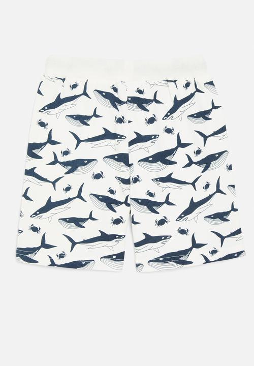 Pop Candy - Printed drawstring shorts - white