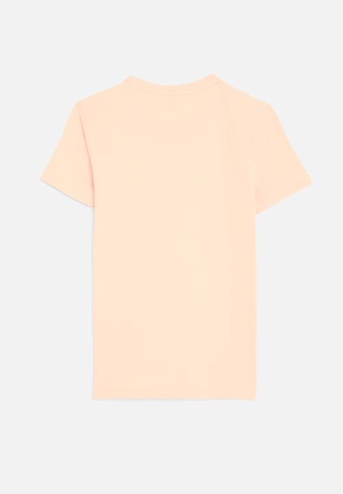 POLO - Girls kelly short sleeve tee - pale peach