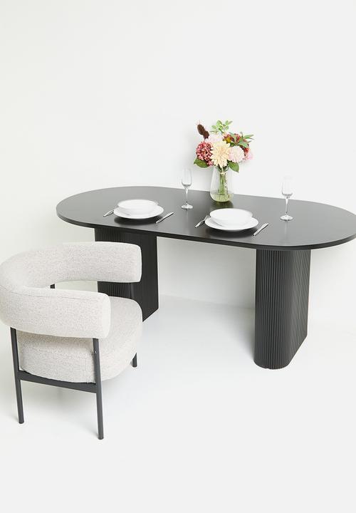 Sixth Floor - Elara dining table - Black