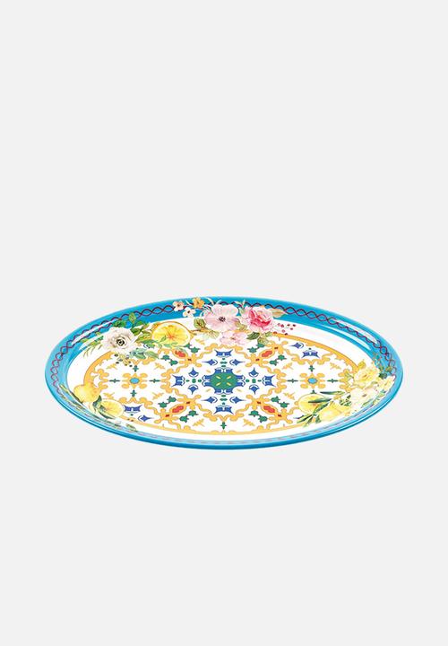 Guzzini - Flower & Lemon small oval bowl - Multi