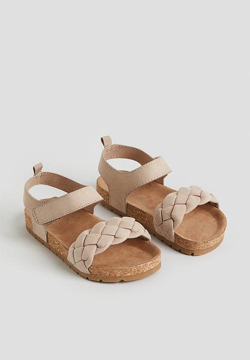 H&M - Ankle strap sandals - light mole