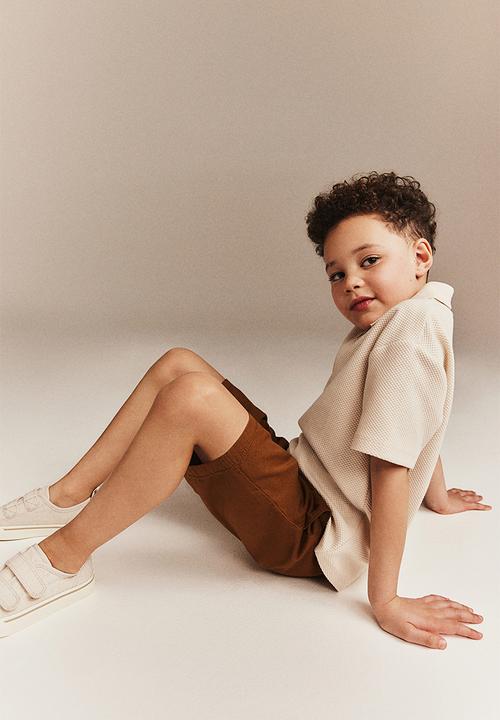 H&M - Cotton chino shorts - brown