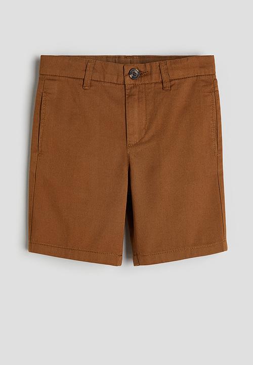 H&M - Cotton chino shorts - brown