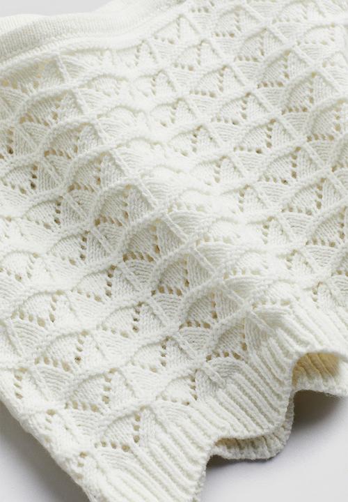 H&M - Textured-knit vest top - white