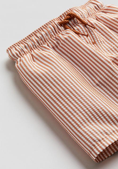 H&M - Swim shorts - brown striped