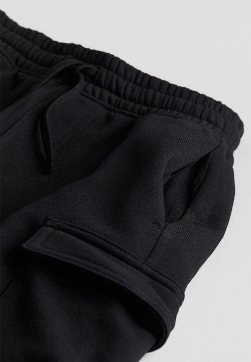 H&M - Cargo shorts - black