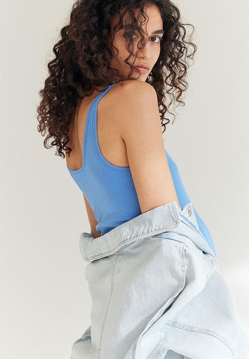 H&M - Mama ribbed dress - blue