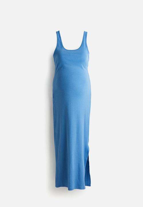 H&M - Mama ribbed dress - blue