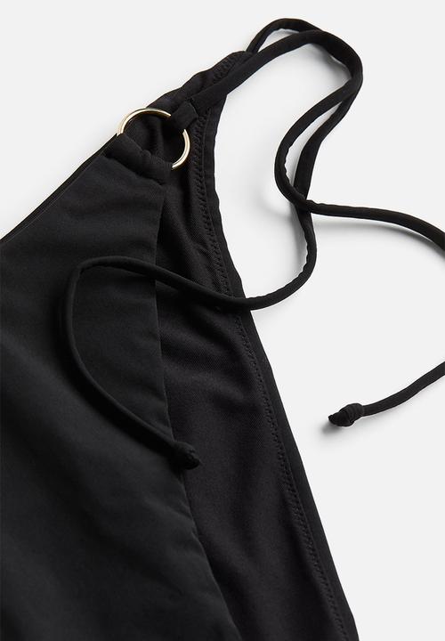 H&M - Tie tanga bikini bottoms - black
