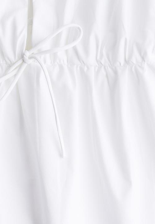 H&M - Tie-detail strappy top - white