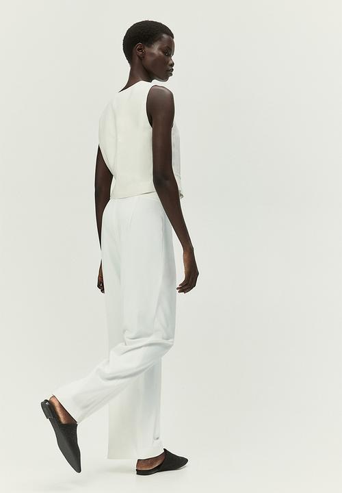 H&M - Wide trousers - white