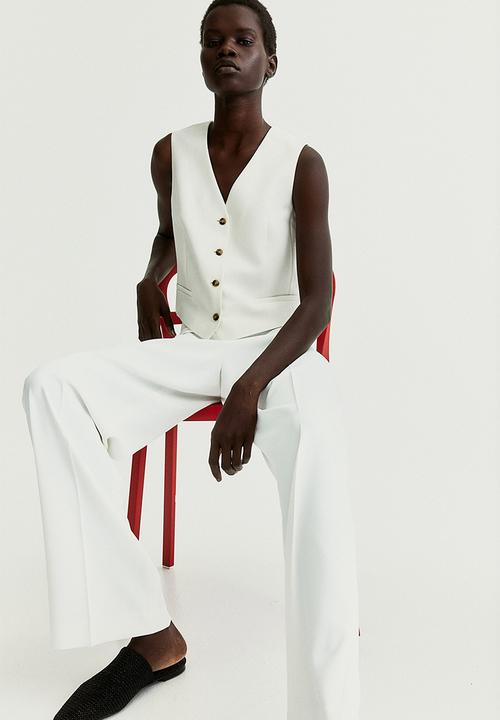 H&M - Wide trousers - white