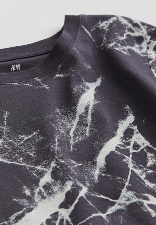 H&M - Printed t-shirt - grey patterned