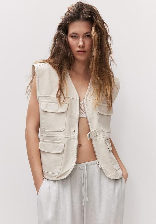 H&M - Crêpe pull-on trousers - light grey