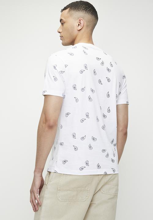 Ben Sherman - Paisley Pkt Tee - White