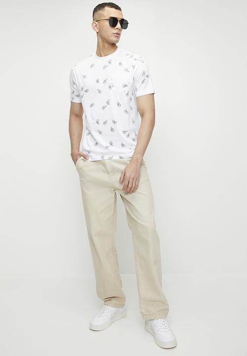 Ben Sherman - Paisley Pkt Tee - White