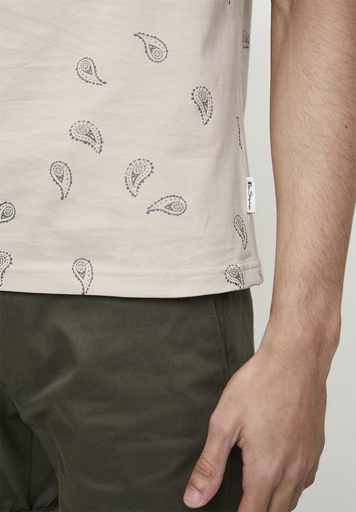 Ben Sherman - Paisley Pkt Tee - Plaster