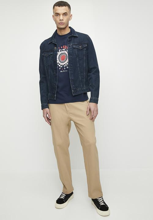 Ben Sherman - Motion Target Puff Print - Navy