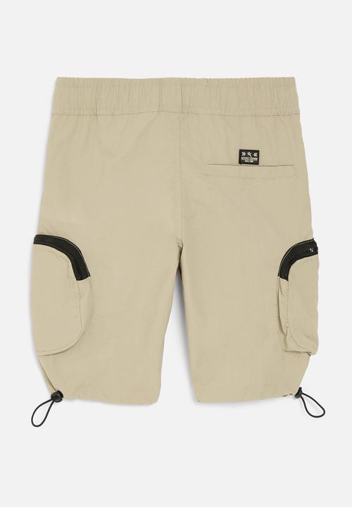 SOVIET - Boys nylon short - stone