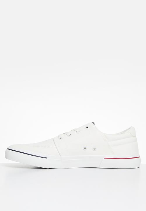 POLO - Classic canvas sneaker - white