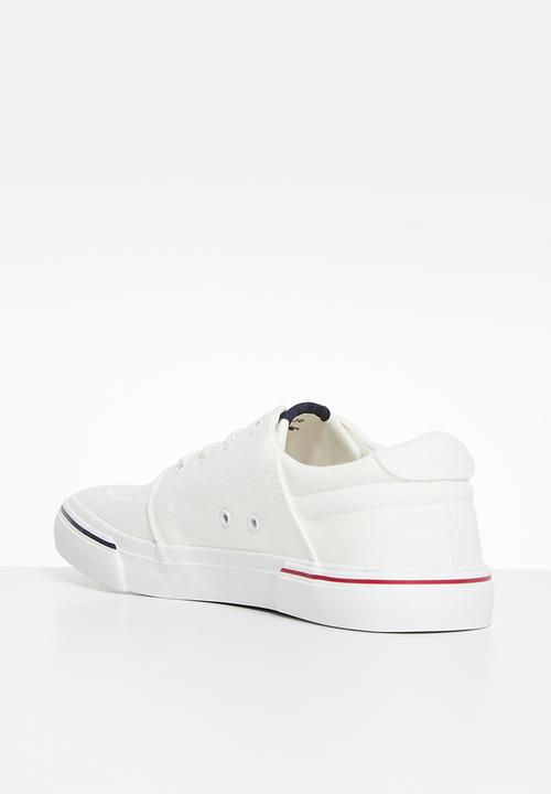 POLO - Classic canvas sneaker - white