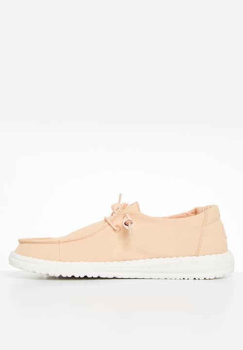 Hey Dude - Wendy Stretch Canvas Slip-On - Peach